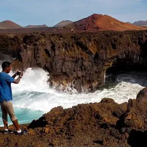Los Hervideros en Lanzarote