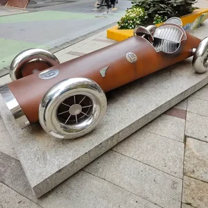 Escultura Coche de carreras Nº19