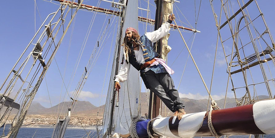Paseo en barco pirata
