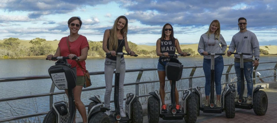 Exploración Rápida de Maspalomas en Segway: Dunas, Charca y Campos de Golf